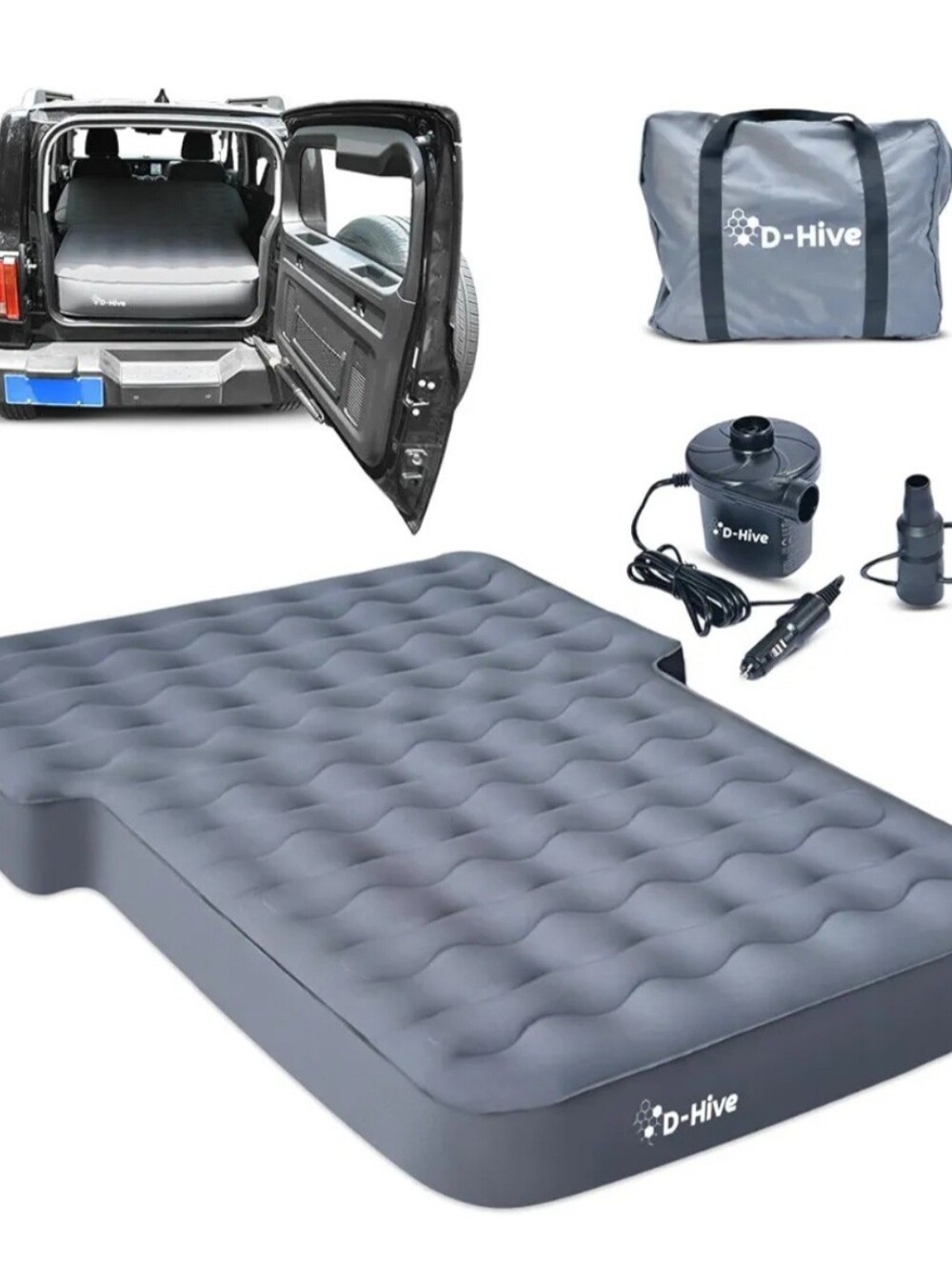 SUV Air Mattress - D-Hive (Grey) NWT - Picture 2 of 7